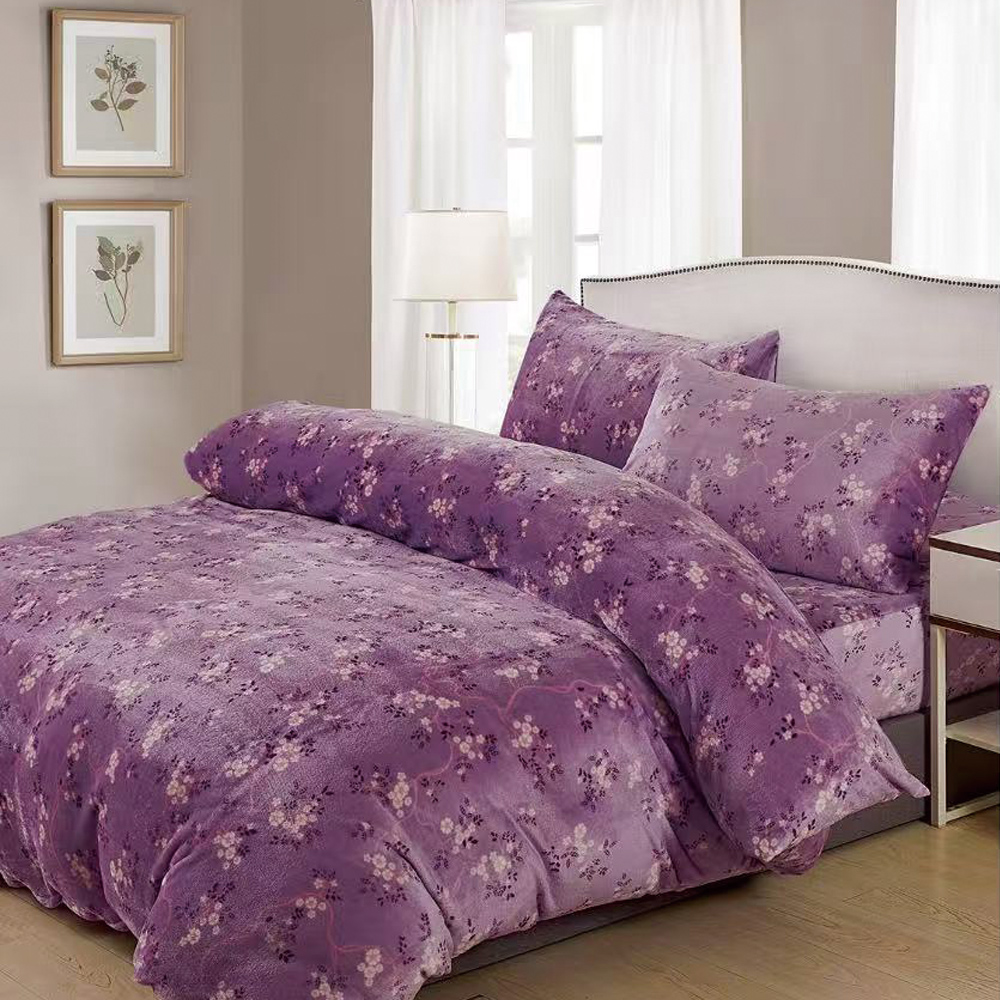 【Galatea葛拉蒂】法蘭絨冬季雙人床包四件組 多款任選, , large