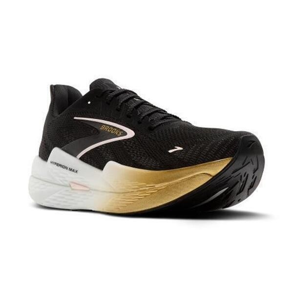 Brooks Hyperion Max 2 女 慢跑鞋 彈力 支撐 緩震 黑 金 [1204231B098], , large