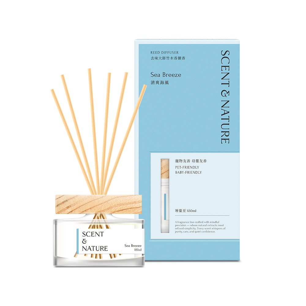 Farcent Reed Diffuser-Sea Breeze, , large