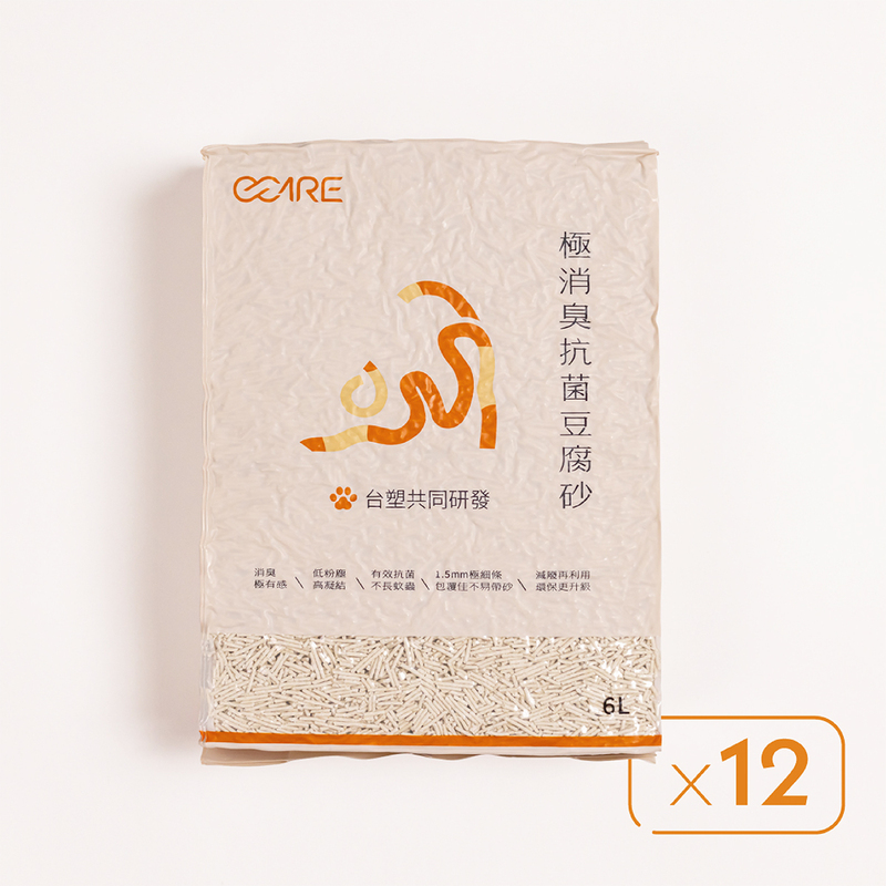 [ChiChengTeK]O-Care Oyster Shell Tofu Cat Litter(12 bags), , large