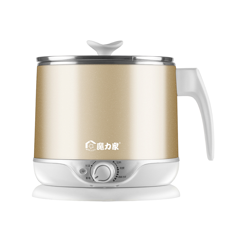 【MOLIJIA 魔力家】2.2L-即食行熱-多功能美食料理電火快煮鍋-香檳金, , large