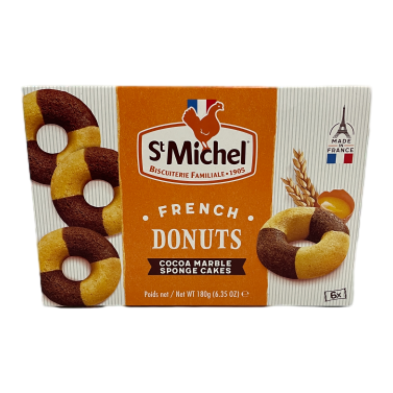St.Michel 雙色蛋糕甜甜圈 6入, , large