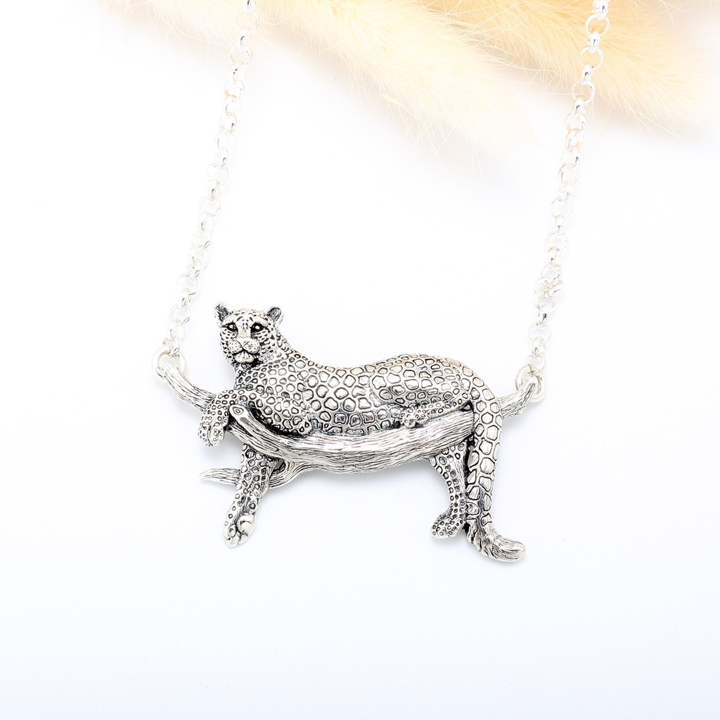【Angel & Me】美洲豹 Jaguar s925 純銀 項鍊 生日 週年 畢業 情人節 聖誕節 禮物, , large