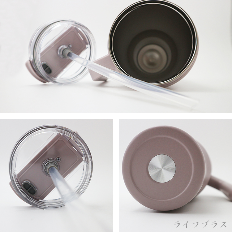 304不鏽鋼手把雙飲杯-1100ml-奶白-1支, , large