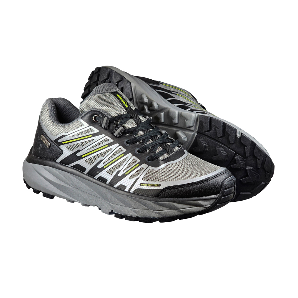 DIADORA迪亞多那 防潑水戶外越野鞋 男運動鞋 男鞋 登山鞋 寬楦 高腳背 輕量 吸震 散熱 耐磨 防滑 灰 黑, , large