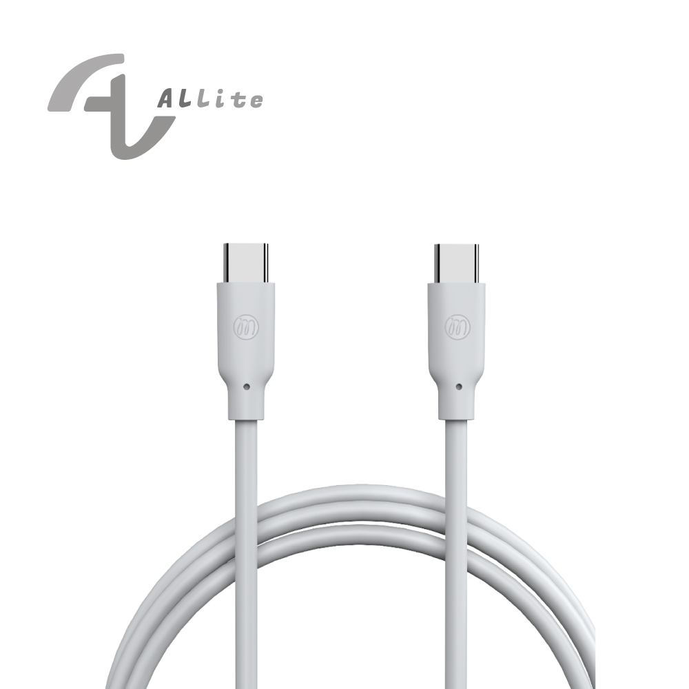 [OneMore Co., Ltd.] Allite 1.5M Liquid Silicone Charging Cable (USB-C to USB-C) Cool Mist Gray, , large