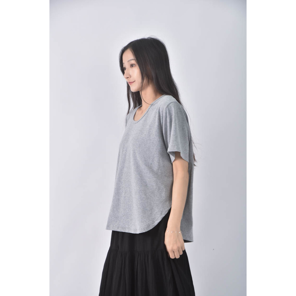 (L) lovfee灰色短袖上衣二手衣, , large