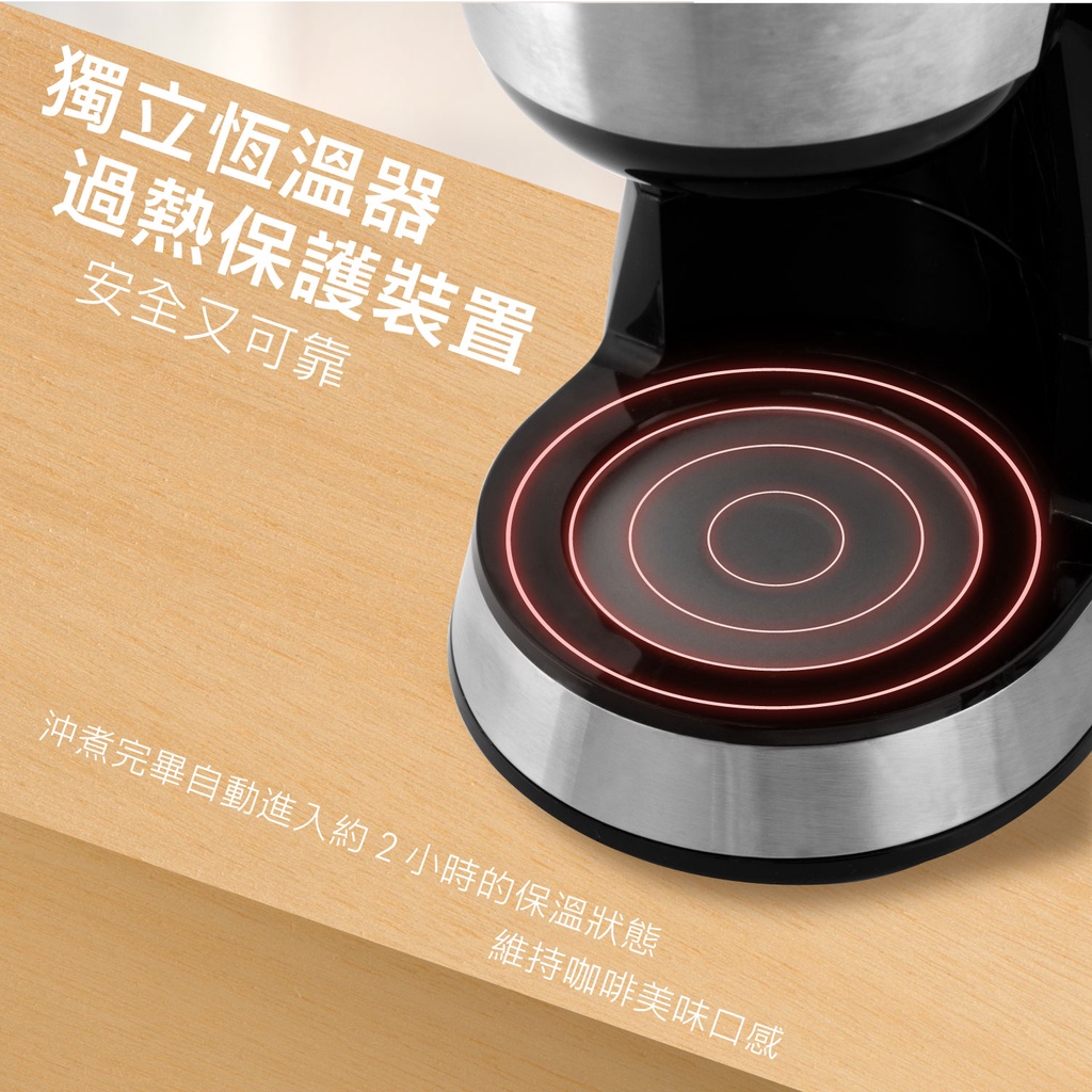 HTT 美式滴漏式咖啡機 HTT-8015, , large