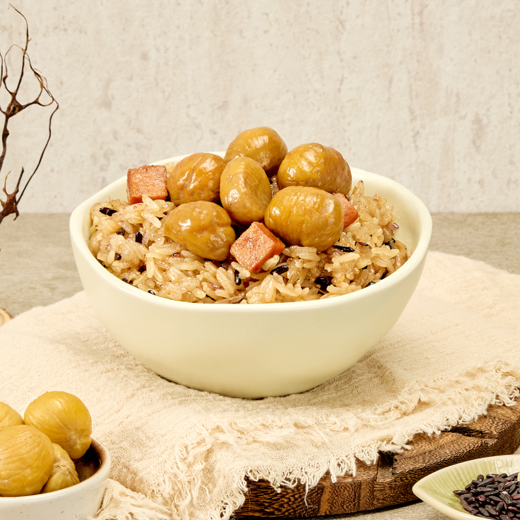 【Booklet】chestnut vegetarian food oil rice, , large