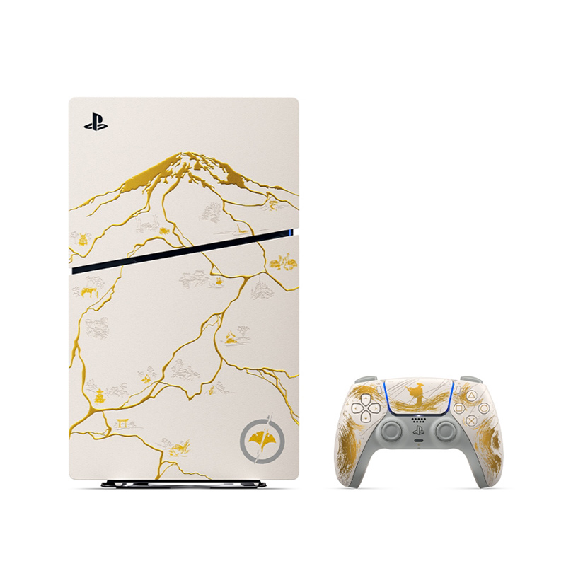 PS5 羊蹄山戰鬼 黃金限量版 同捆主機, , large