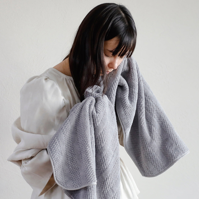 【CB JAPAN】carari tricot編織紋系列 超細纖維毛巾, , large