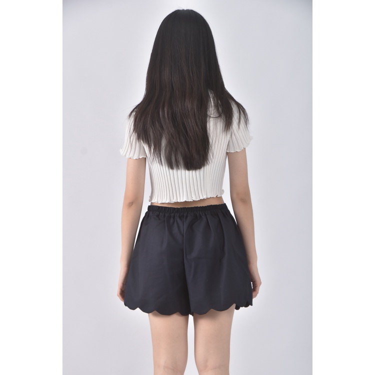 (M) earth music ecology高腰藍色短褲二手衣, , large