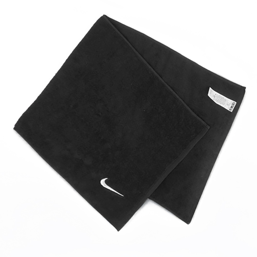 [秉宸] NIKE SOLID CORE 毛巾(80x35cm) 黑, , large