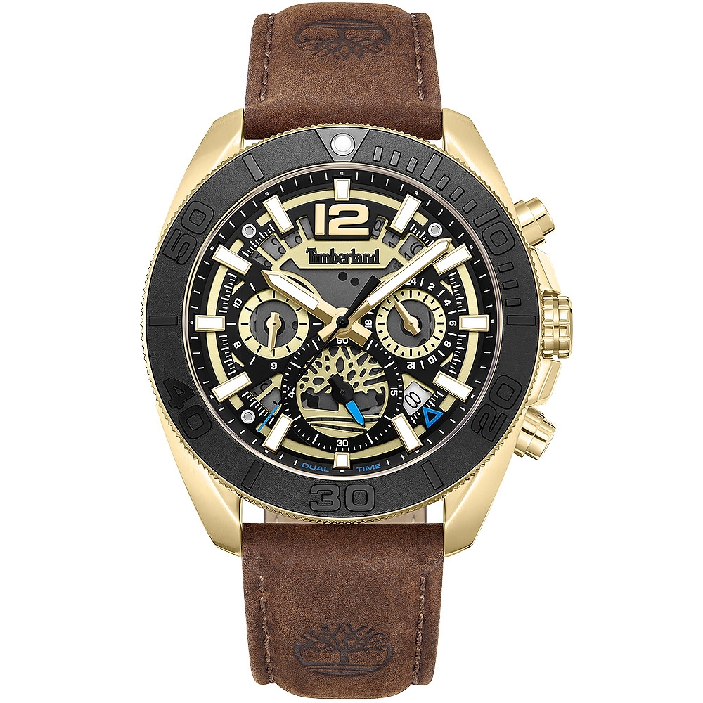 Timberland 天柏嵐 三眼多功能手錶-44mm TDWGF0041702