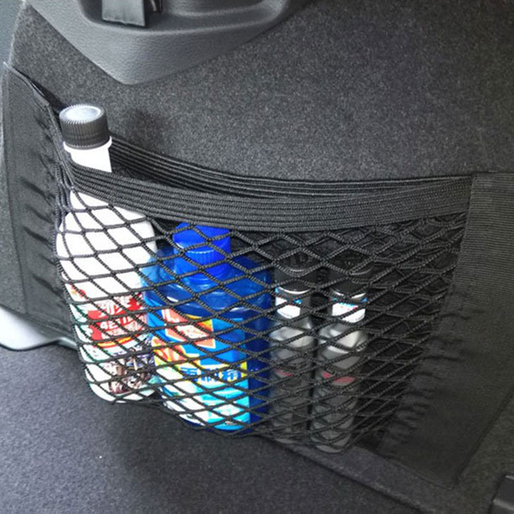 後車箱魔鬼氈雙層置物網, , large