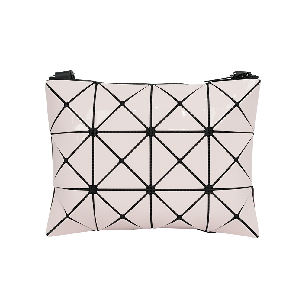 ISSEY MIYAKE BAO BAO LUCENT 3X4 雙色亮面斜背包/粉色/淺粉色, , large