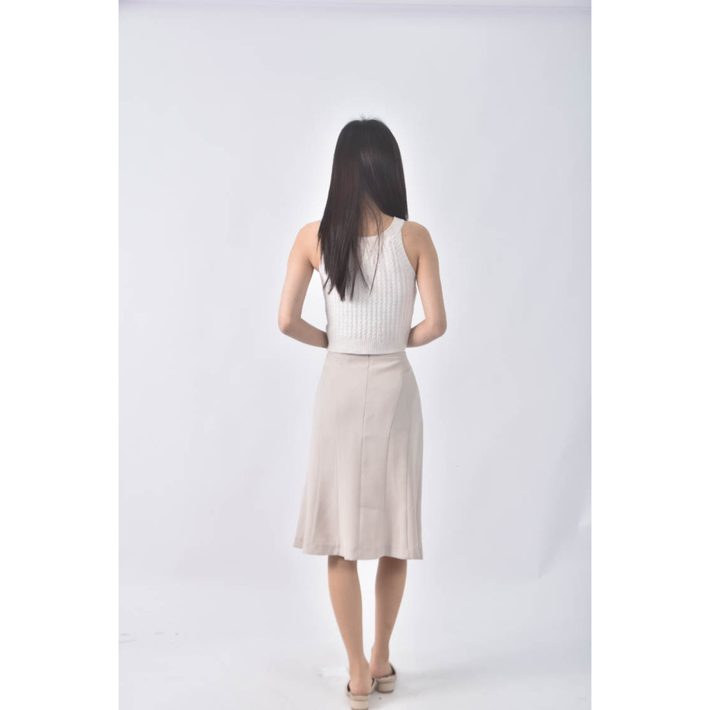 (S) love field傘擺杏色長裙二手衣, , large