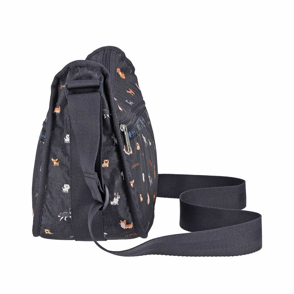 Lesportsac Classic Hobo 經典斜背包 側背包 旅用通勤包 送禮 禮物 推薦 女包(像素小狗), , large