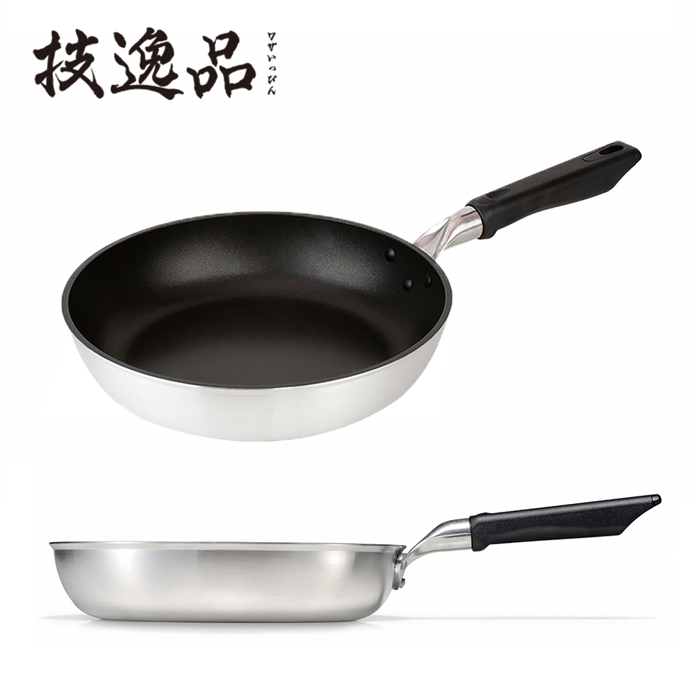 【技逸品】日本製不沾鍋平底鍋26cm(大金ES加工/鍋底部厚度2.7mm), , large