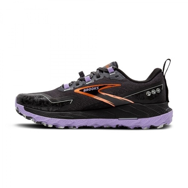 Brooks Cascadia 18 女 慢跑鞋 運動 路跑 避震緩衝象限 穩定 寬楦 黑紫 [1204161D048], , large