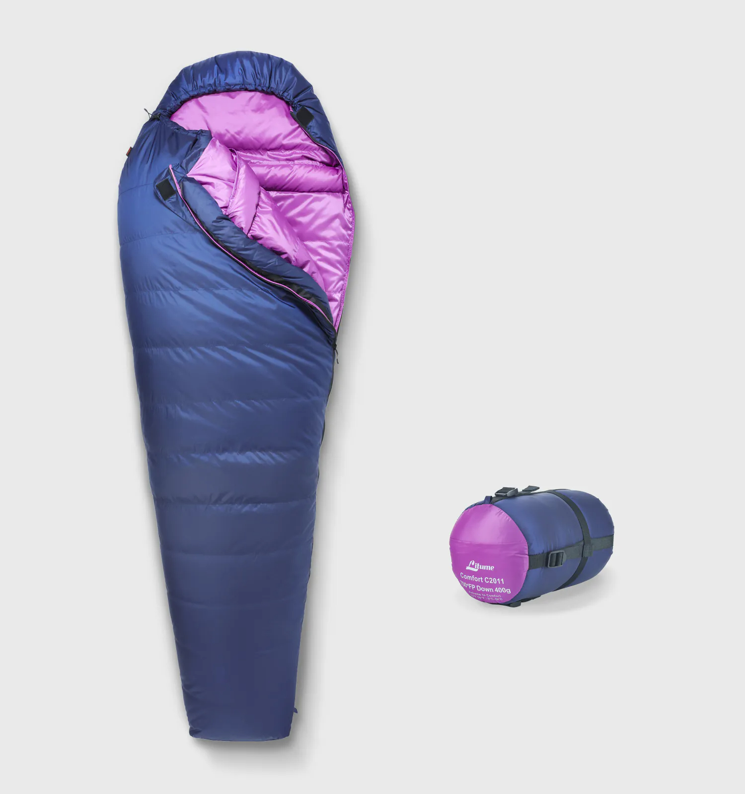  C2011 Down Sleeping Bag (400g), , large