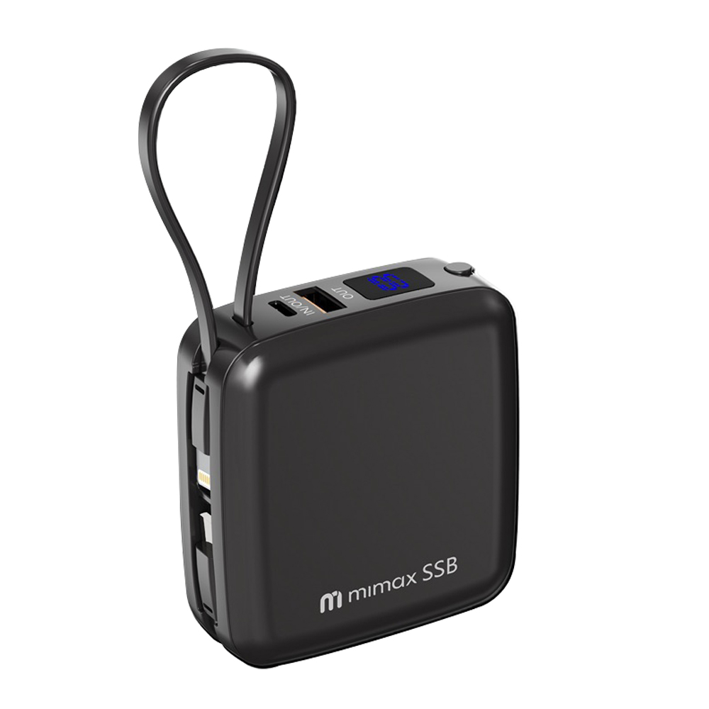 mimax 8-in-1 Compact Cube Power Bank 10000mAh, , large