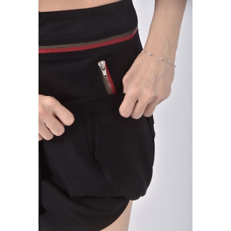 (S) lace棉質黑色長裙二手衣, , large