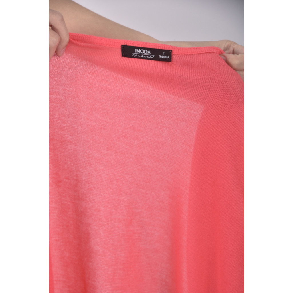 (F) obdesign螢光粉色罩衫二手衣, , large