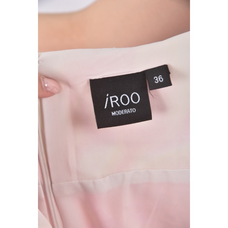 (S) iroo質感花紋橘色洋裝二手衣, , large