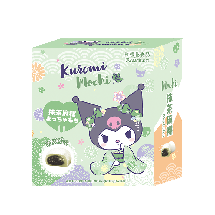 [泓俐]Kuromi抹茶麻糬120g, , large