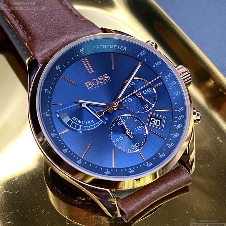 [TIMEMASTER] BOSS watch, 44mm, HB1513604, , large