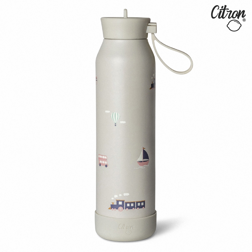 官方直營【Citron】矽膠提把三層保溫瓶_500ml_多款可選, , large