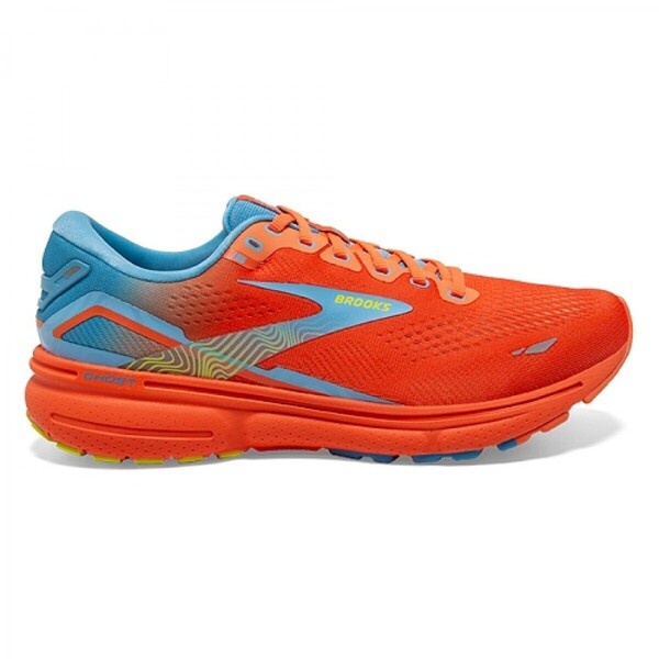 Brooks Ghost 15 男 慢跑鞋 運動 路跑 訓練 避震緩衝象限 舒適 輕量 橘藍 [1103931D848], , large