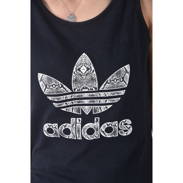 (S) adidas質感無袖藍色上衣二手衣, , large