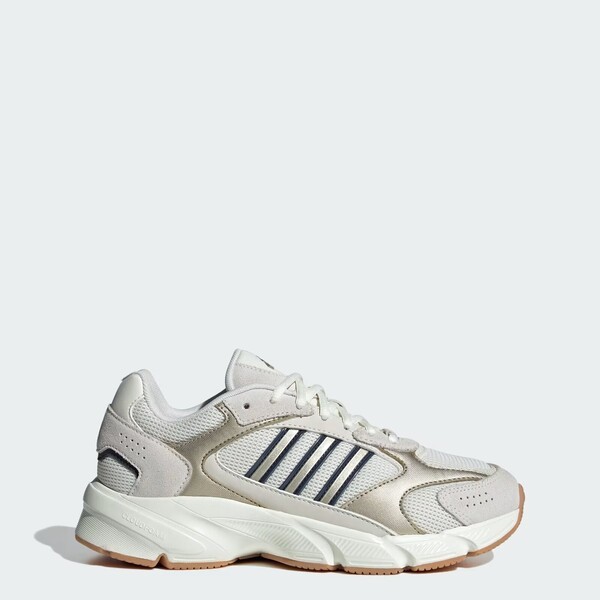 Adidas Crazychaos 2000 女 慢跑鞋 運動 休閒 復古 跑鞋 緩震 透氣 乳白 金 [IG4346], , large