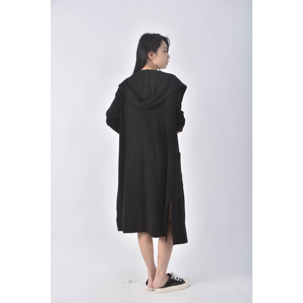 (L) united arrows長板黑色罩衫二手衣, , large