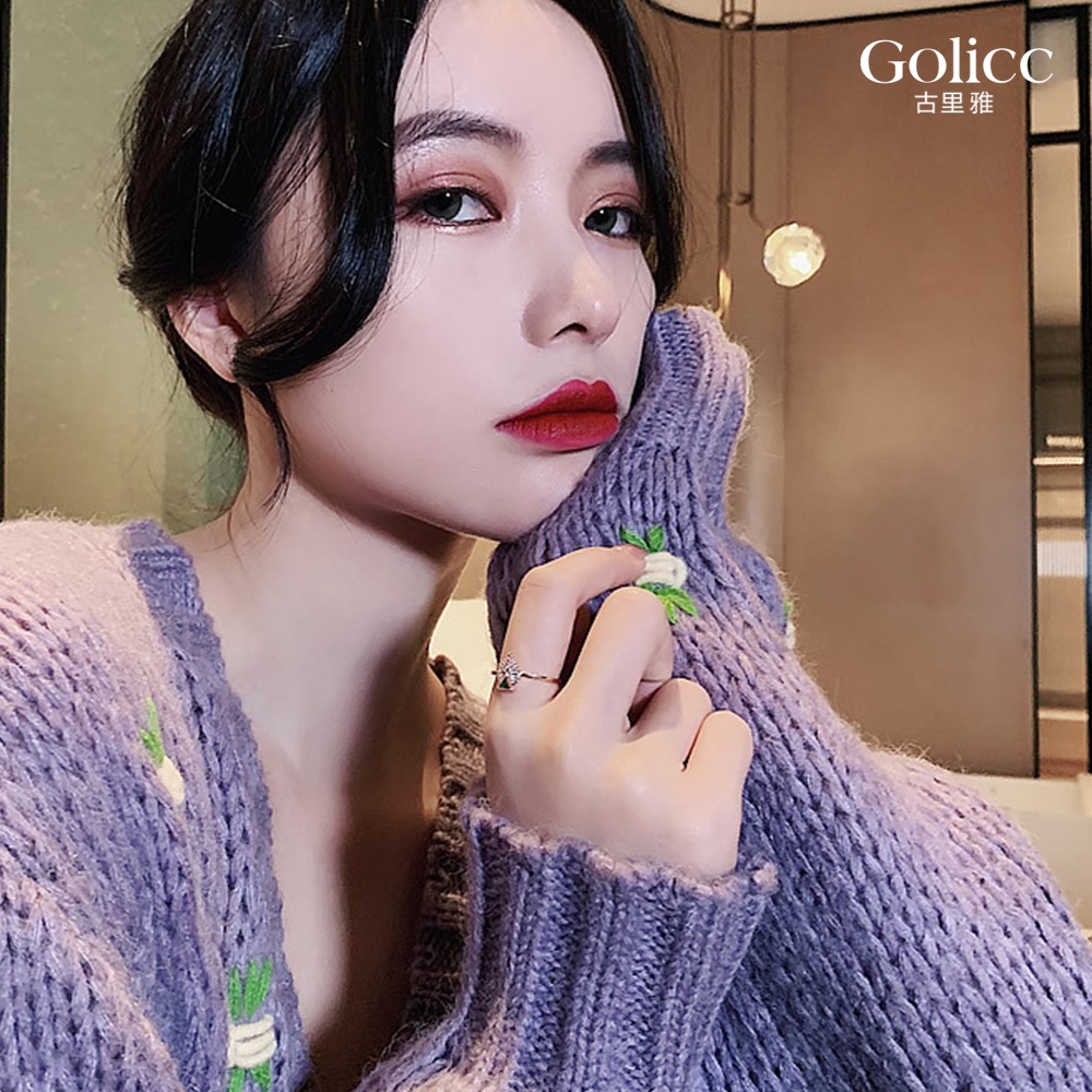 【Gulicc 】古莉可 戒指 桃心鋯石戒子, , large