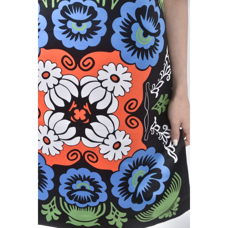 (S) iroo質感花紋黑色洋裝二手衣, , large