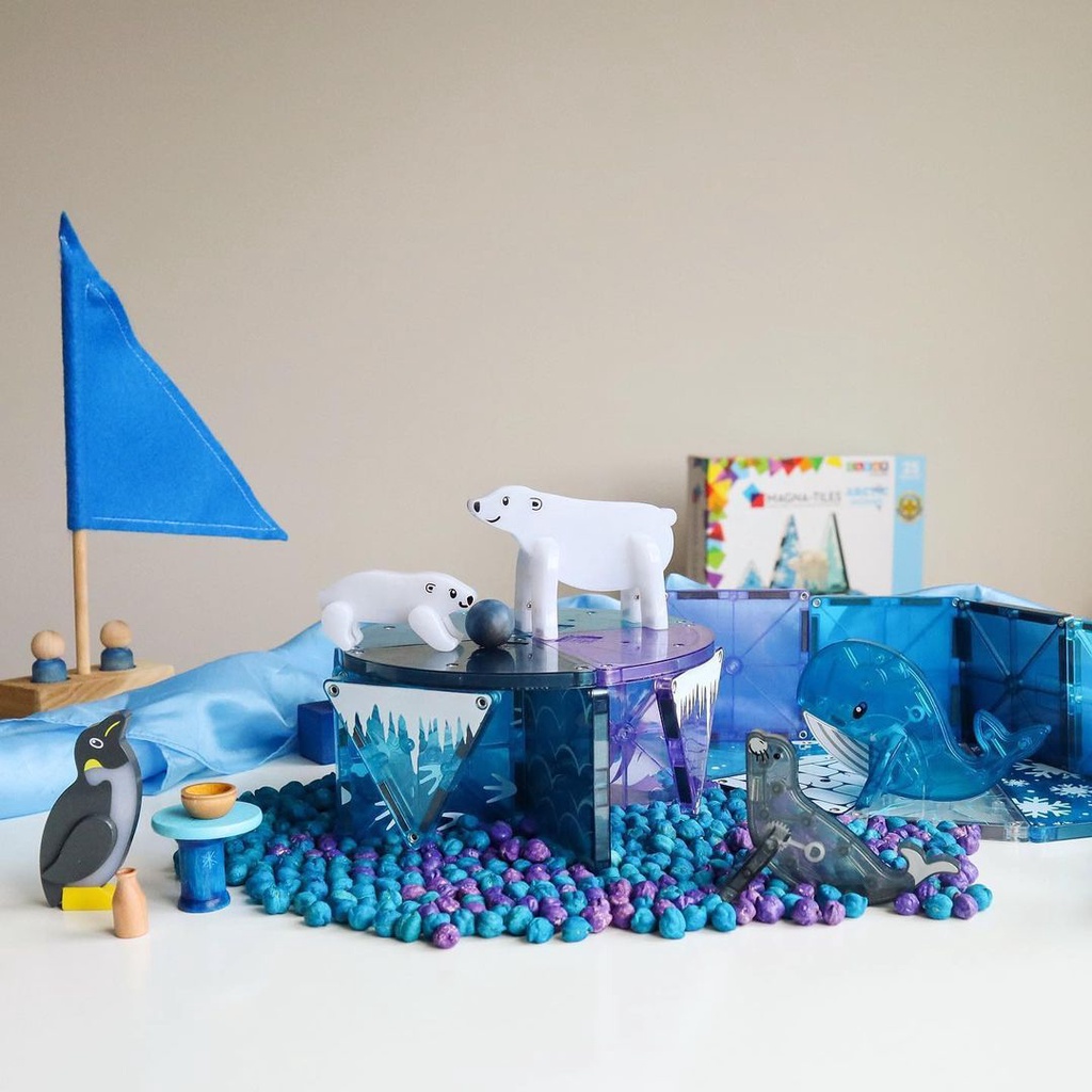 Magna-Tiles 磁力積木25片-極地動物, , large