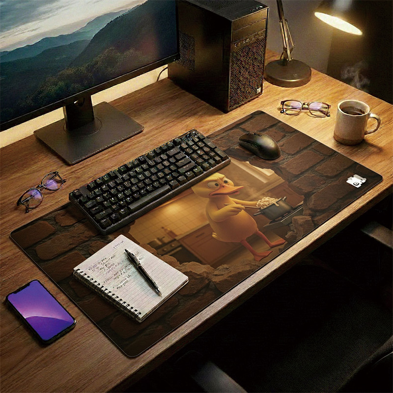 【怪獸】瑪思特 3D情境桌上墊 (60x34cm) -怒怒鴨, , large