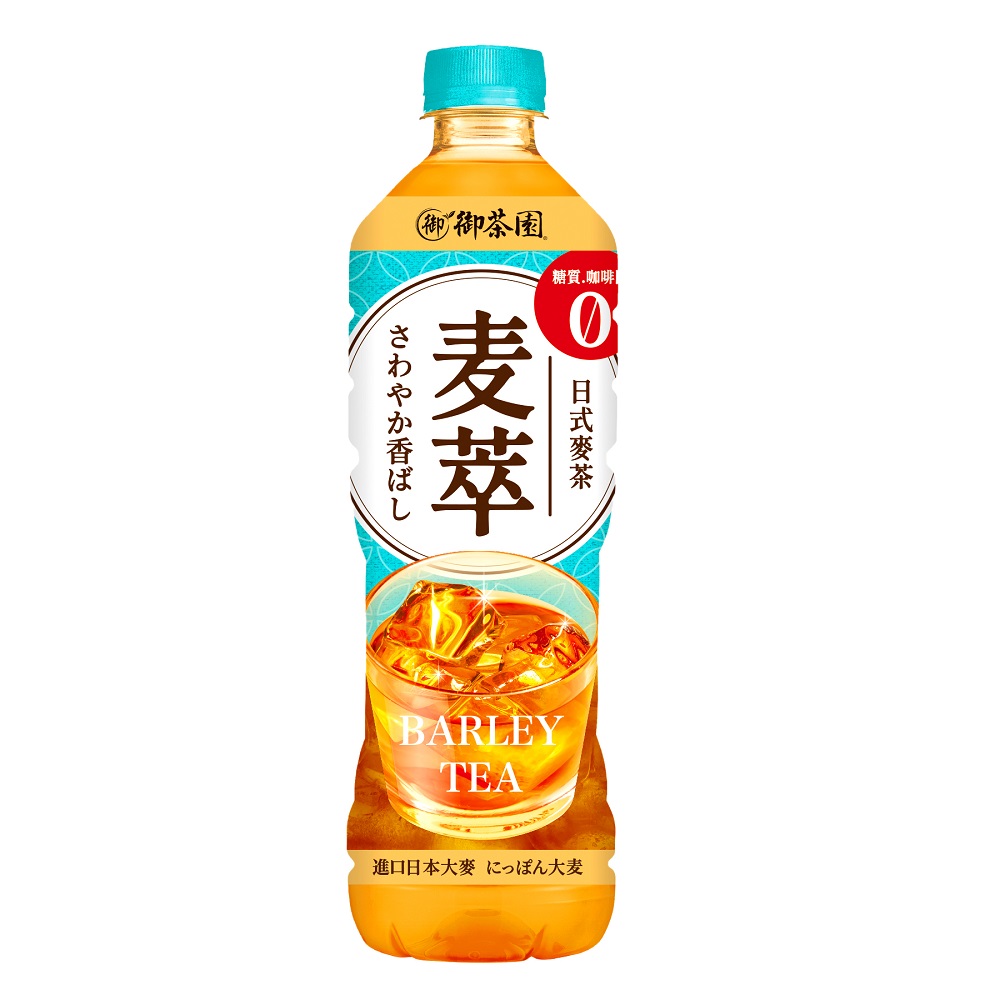 御茶園麥萃無糖麥茶590ml, , large