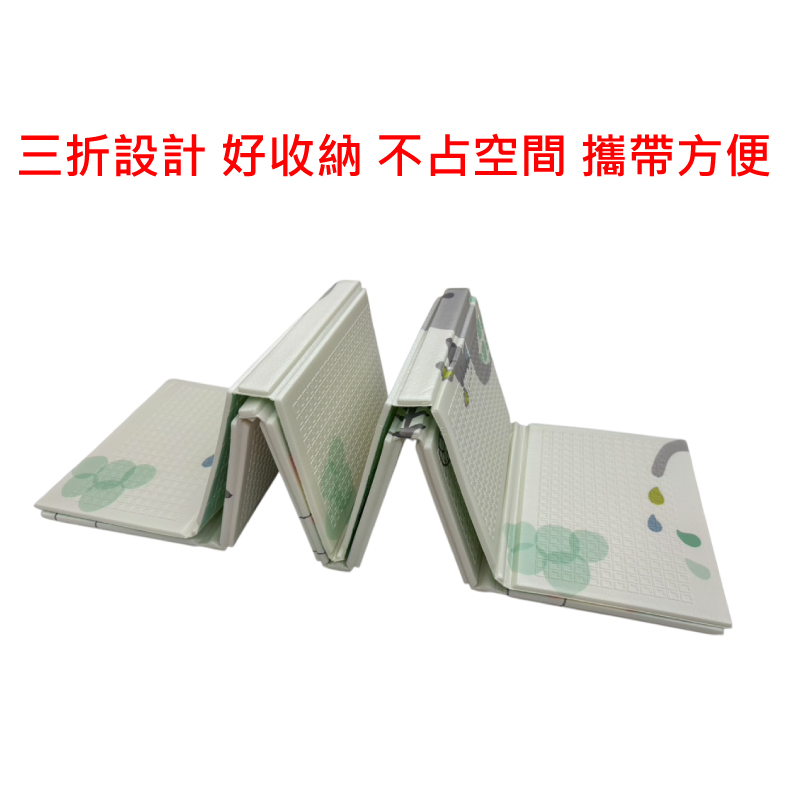 【PMU必美優】新型3折卡通摺疊休閒墊中尺寸-1入, , large