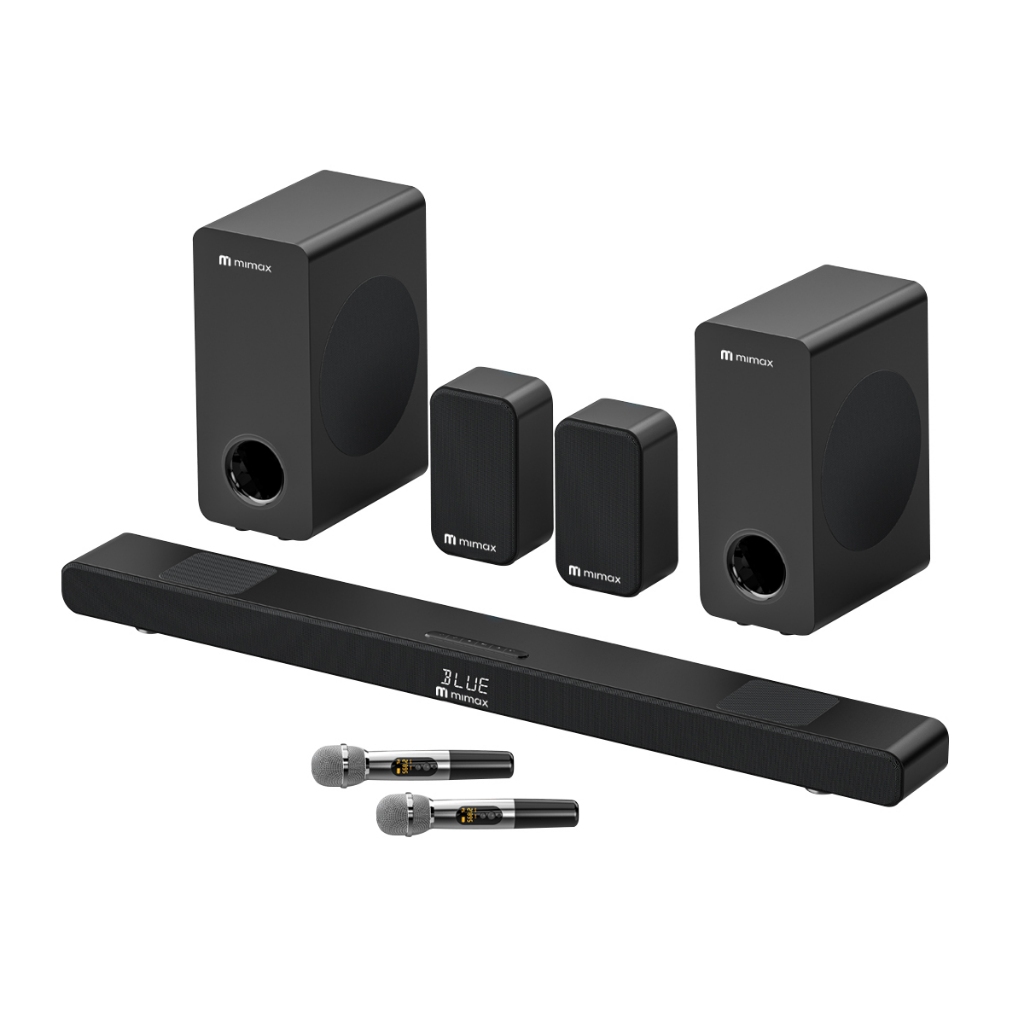 MIMAX Sky Channel Deep Bass Home Theater Bluetooth Speaker, , large