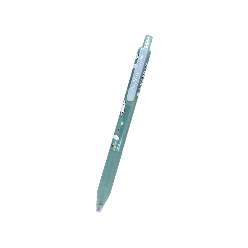 uglyrabbit Retractable Gel Pen-Green, , large