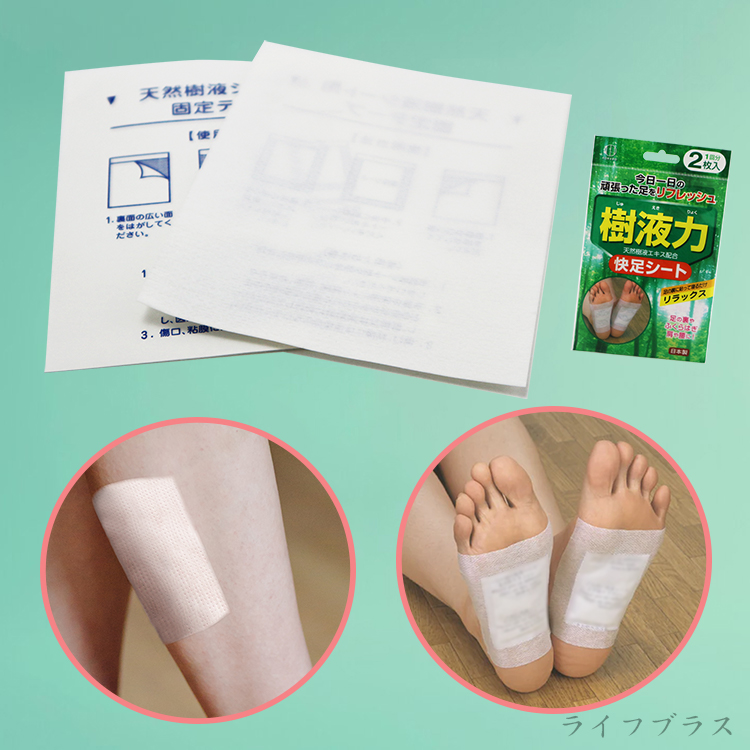 日本製KOKUBO樹液足貼-2枚入x6組, , large