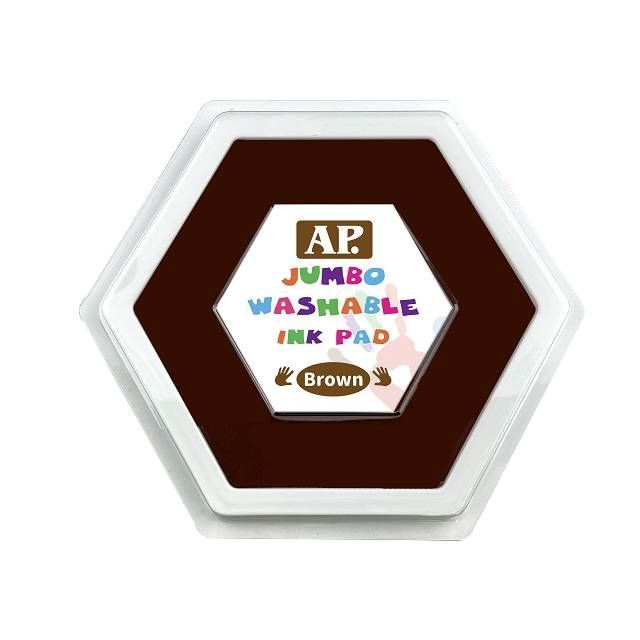 普思AP  大六角水性印台(WS09)  安全無毒 多色藍WS09-05, , large