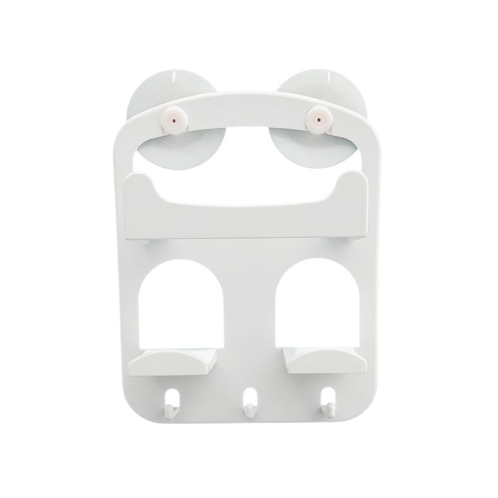 GS MALL 台灣製造 吸盤式收納架 保鮮膜收納架 鋁箔紙架 廚房置物架 紙巾架 收納架 保鮮膜掛勾架 廚房收納架, , large