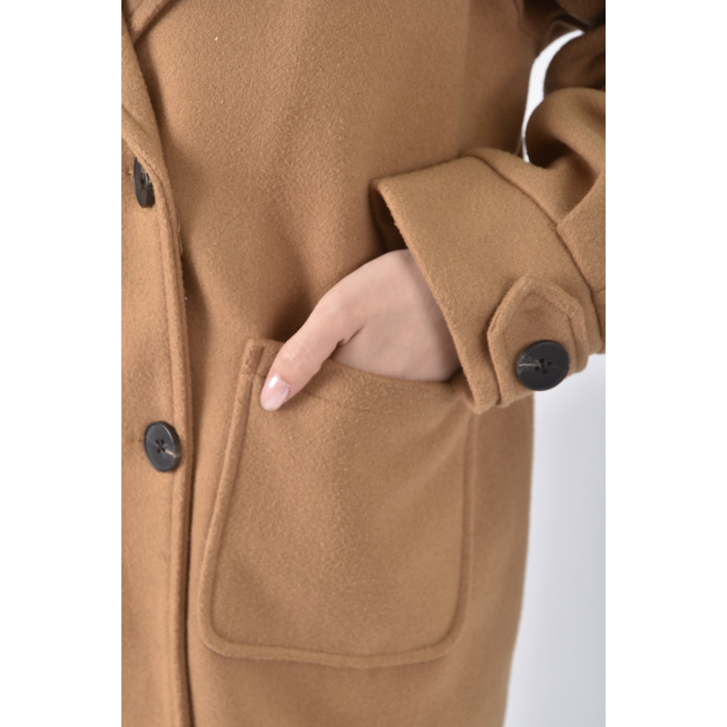 (L) fashion大衣棕色外套二手衣, , large