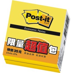 3M 可再貼 利貼經濟包(E56N-2PK~E57N-2PK)E57N-2PK, , large