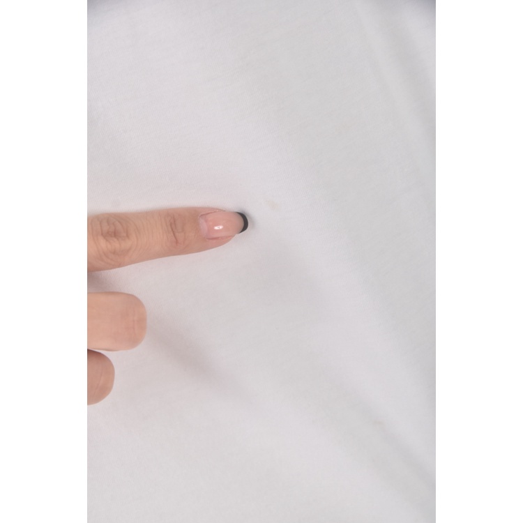 (M) cidani拼接白色短袖上衣二手衣, , large